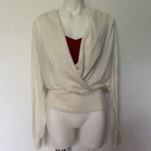 Reiss Wrap Front cardigan sweater